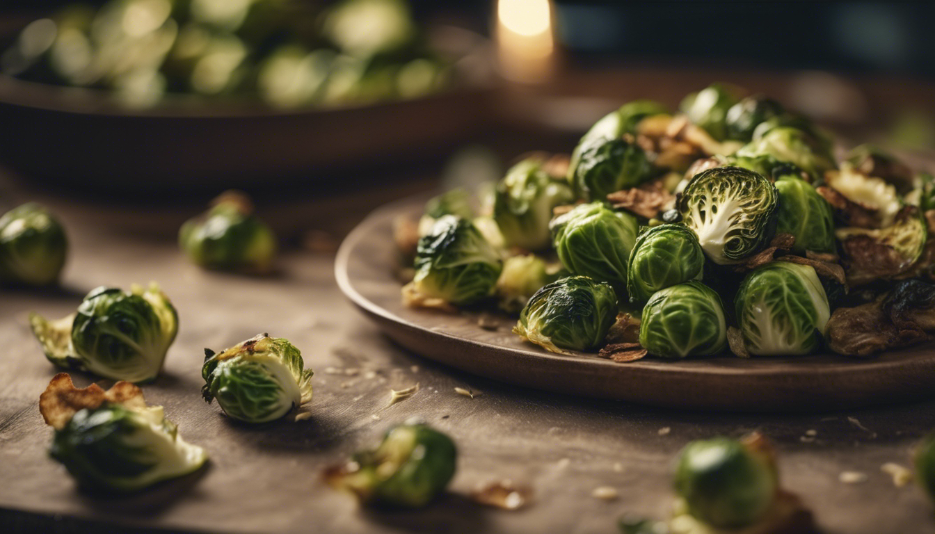 Baked Brussel Sprout Chips