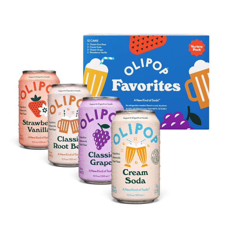 OLIPOP Prebiotic Soda Pop Favorites Variety Pack