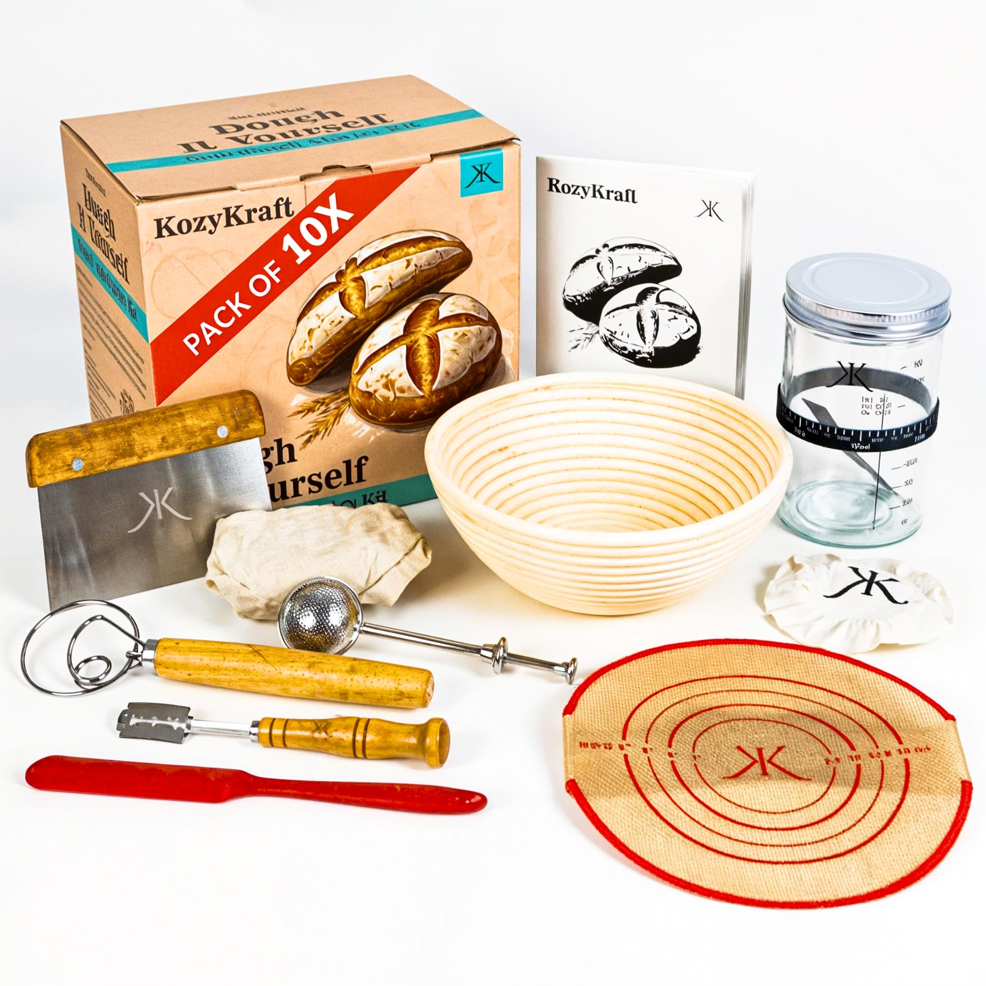 KOZY KRAFT Sourdough Starter Kit