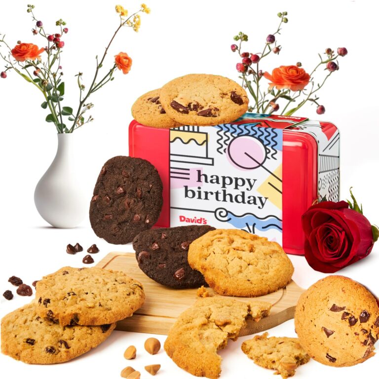 David’s Cookies Happy Birthday Gluten-Free Sweet Sampler Tin
