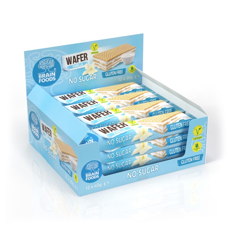 BRAIN FOODS Gluten Free Vegan Vanilla Wafers