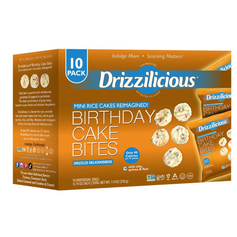 Drizzilicious Mini Rice Cakes Cinnamon Swirl