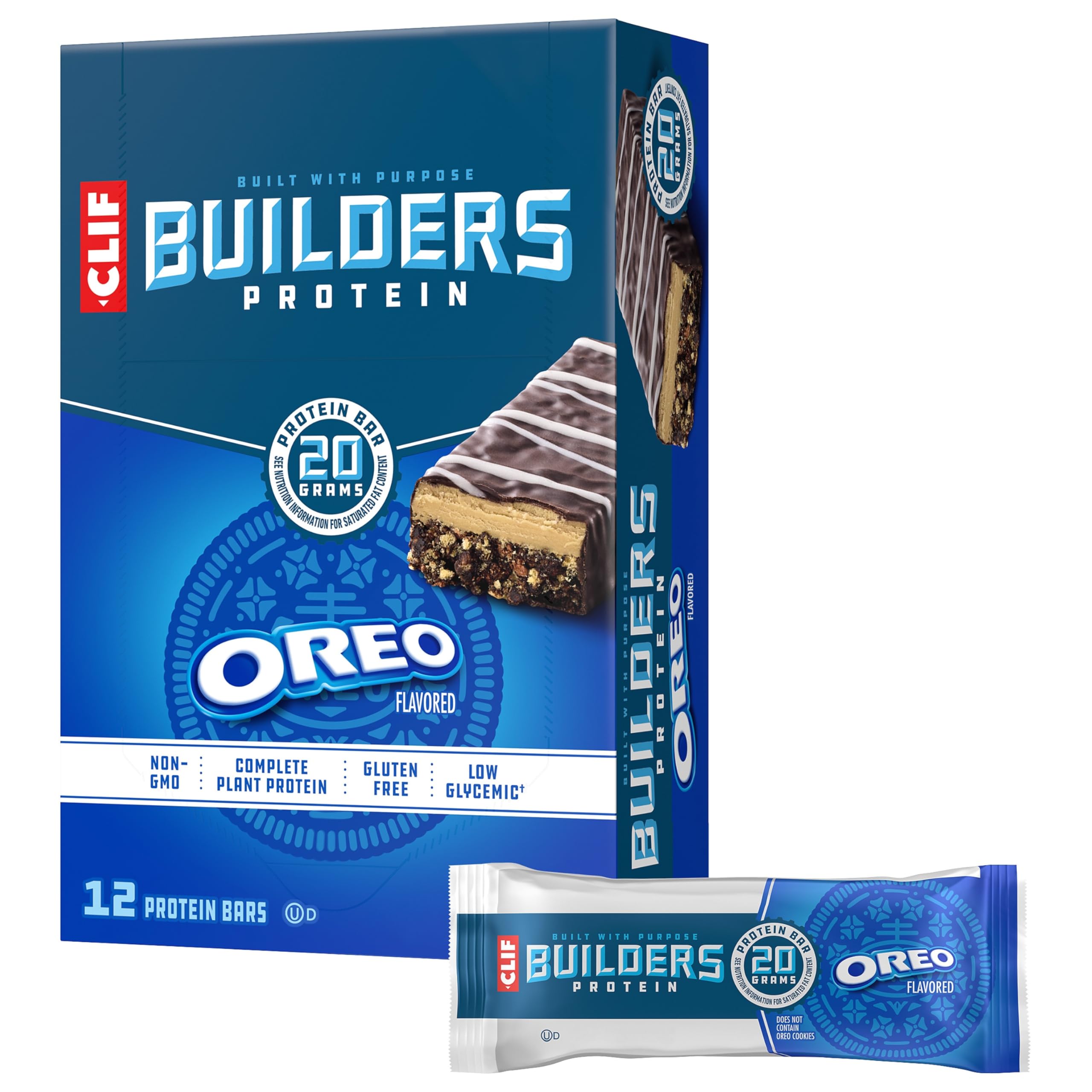 CLIF BUILDERS Protein Bars OREO-Flavored