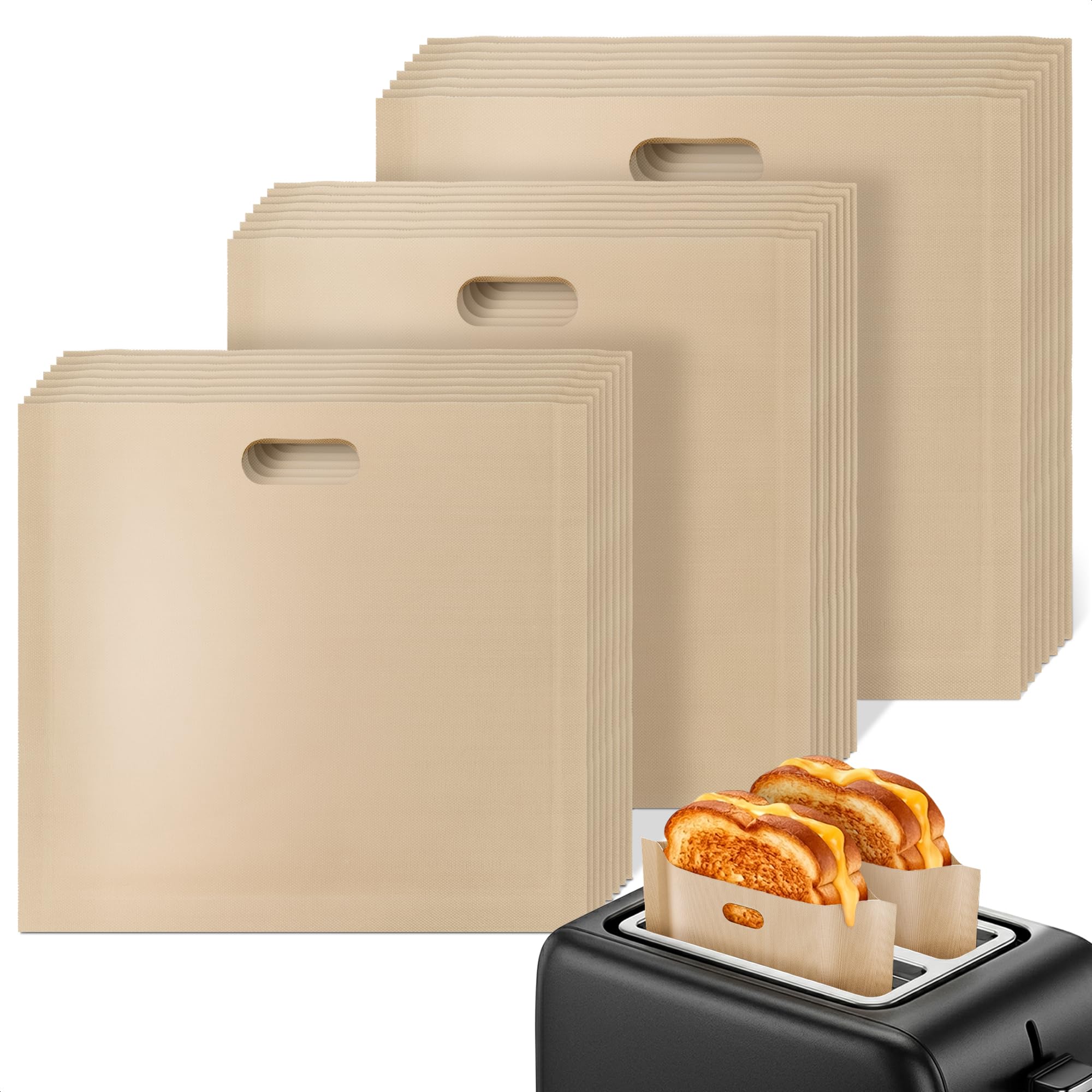 Toaster Bags Reusable 6 Pack